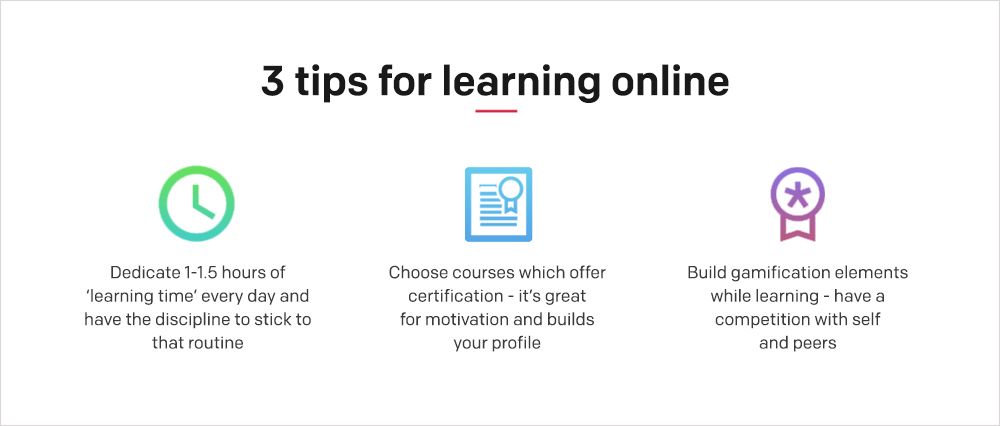 3 Tips for Learning Online 3 Tips for Learning Online