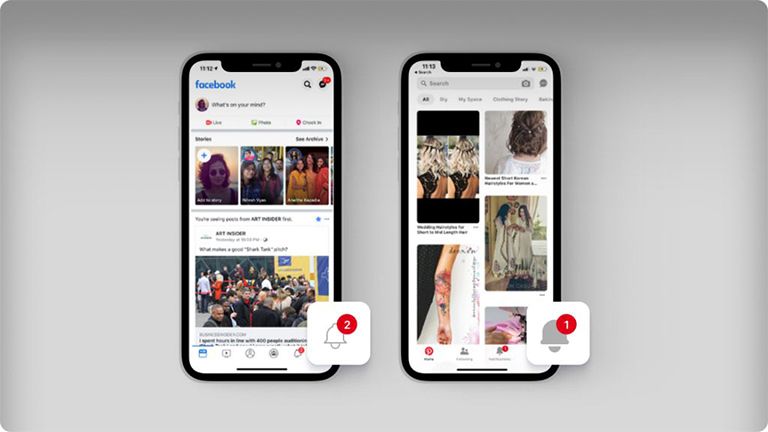 Single Notification Center Platforms: Facebook & Pinterest Facebook and Pinterest notification