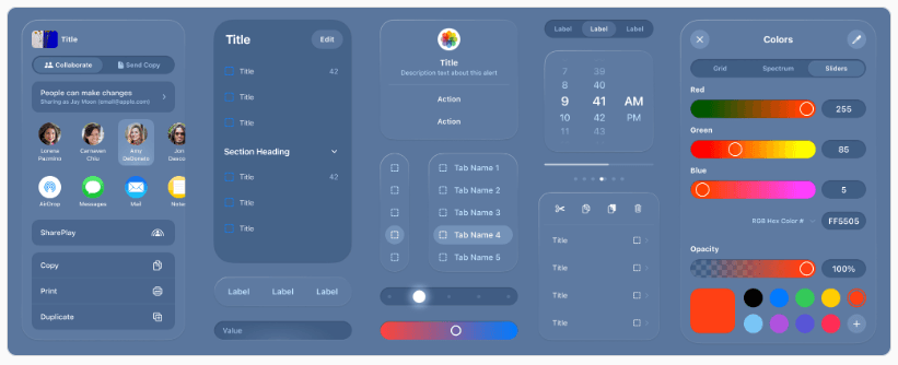 apple vision pro colors design for spatial immersive experiences